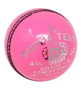 AJ Super Test Cricket Ball Mens (Pink)