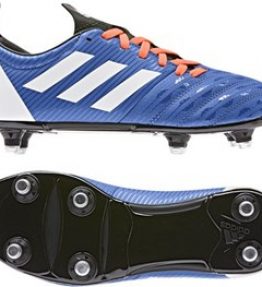 ADIDAS MALICE (SG) BLUE JUNIOR RUGBY BOOTS