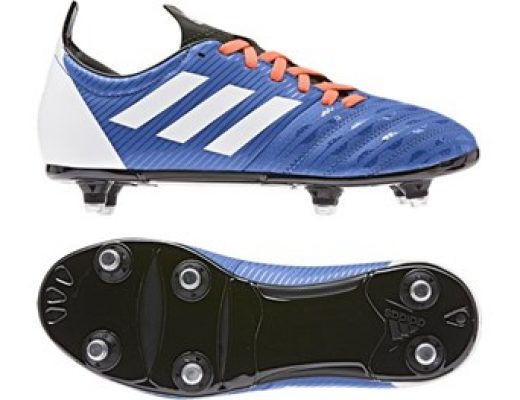 ADIDAS MALICE (SG) BLUE JUNIOR RUGBY BOOTS
