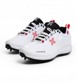 Payntr Bodyline 124 Junior Full Spike Cricket Shoes (2020)<br> <span style='color:grey'>RRP: <span style='color:red;text-decoration:line-through'> <span style='color:grey'>£74.99</span> </span>