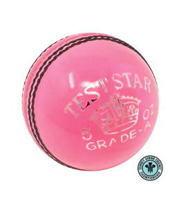 *PRE-ORDER* AJ Test Star Grade A Cricket Ball Womens (5ozs) <br> <span style='color:grey'>RRP: <span style='color:red;text-decoration:line-through'> <span style='color:grey'>£14.00</span> </span>
