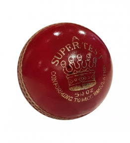 AJ Super Test Grade A Cricket Ball (5.5 & 4.75ozs) <br> <span style='color:grey'>RRP: <span style='color:red;text-decoration:line-through'> <span style='color:grey'>£12.00</span> </span>